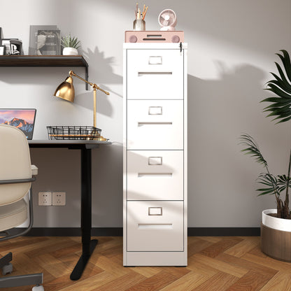 Premium Drawer File Cabinet With Lock, Metal Vertical Design, A4 Legal / Letter Size