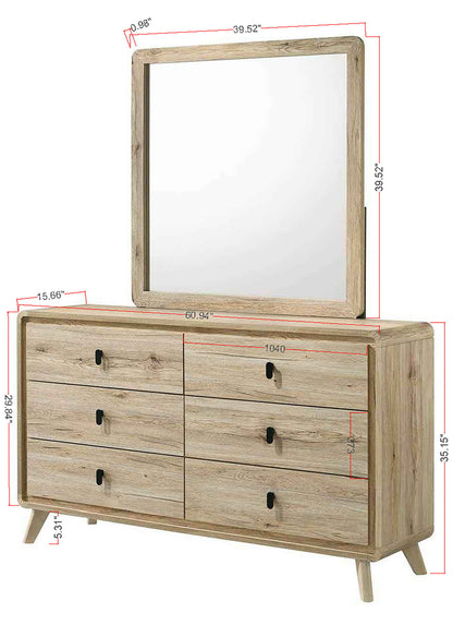 Dawson - Dresser Top - Light Brown