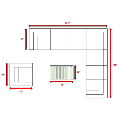 Sectional, Stylish Entertainment, Outdoor Living