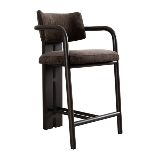 Aaliyah - 26" Counter Height Barstool - Brown / Espresso
