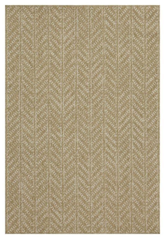 Earth - 5'3" X 7'3" Indoor, Outdoor Area Rug - Natural / White