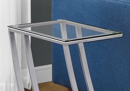 Accent Table, C - Shaped, Sturdy Construction, Contemporary & Modern