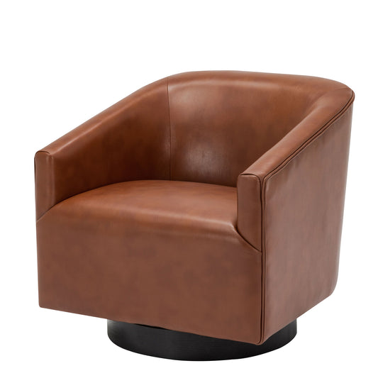 Garland - Swivel Chair With Upholstery - Caramel