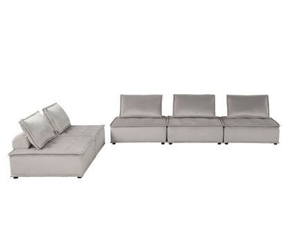 Anna - Stylish Sectional Sofa Ottoman