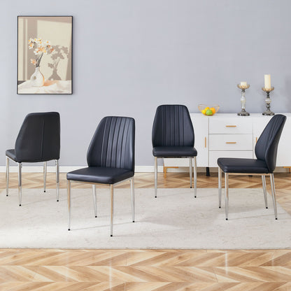 Modern Comfort Dining Chairs With Extended Backrest