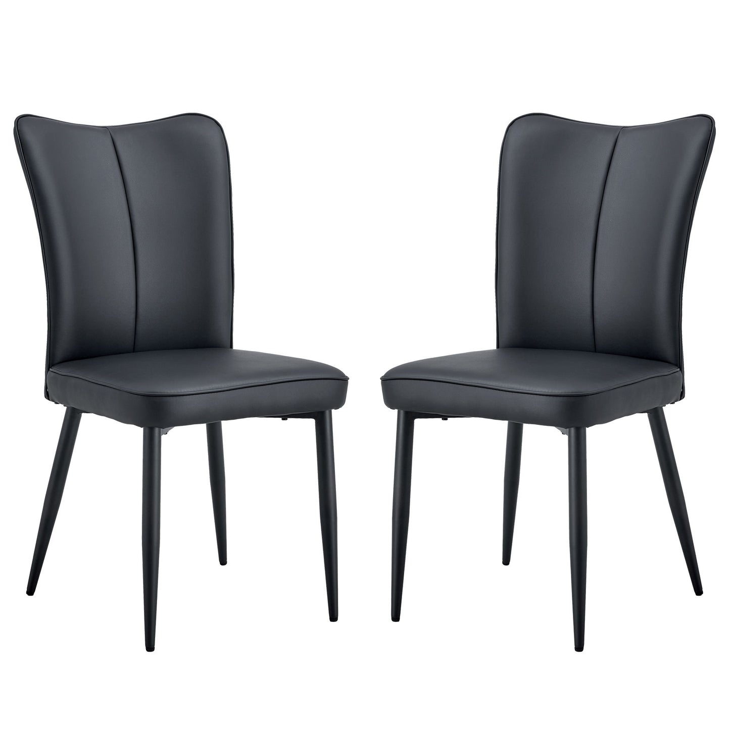 Modern Minimalist Dining Chairs (Set of 2)