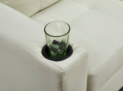 2 Piece Upholstered Cozy Comfortable Sectional