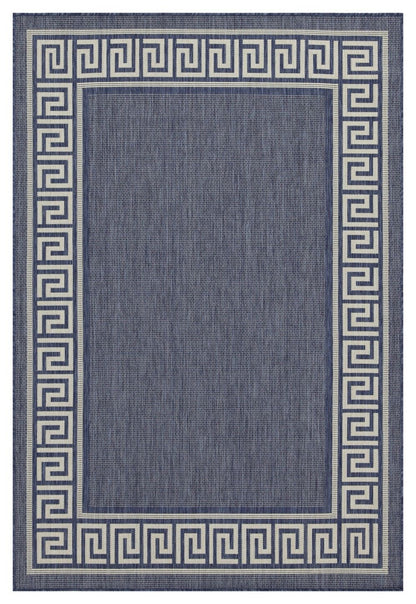 Sunshine - 5'3" X 7'3" Polypropylene Indoor, Outdoor Area Rug - Blue