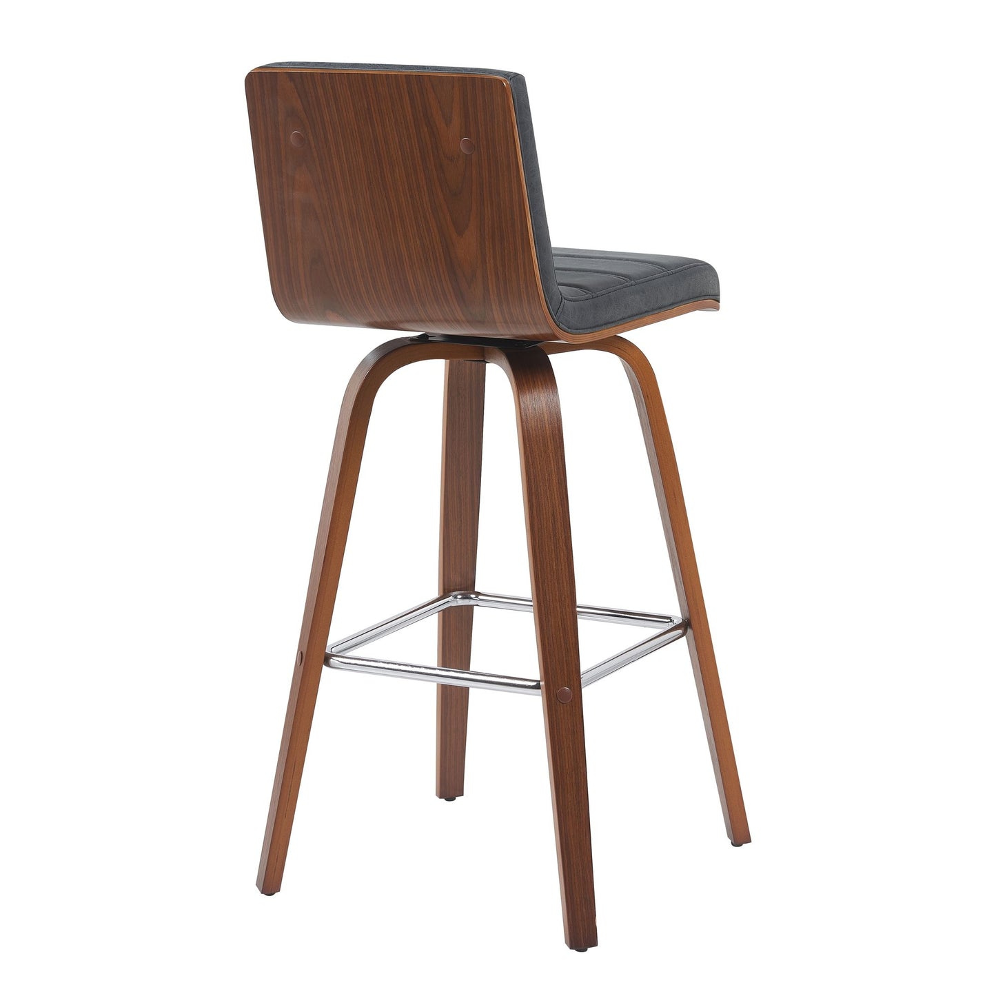 Vienna - Swivel Bar Stool - Walnut Base