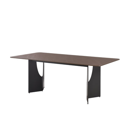Zoey - Rectangular Dining Table - Maroon