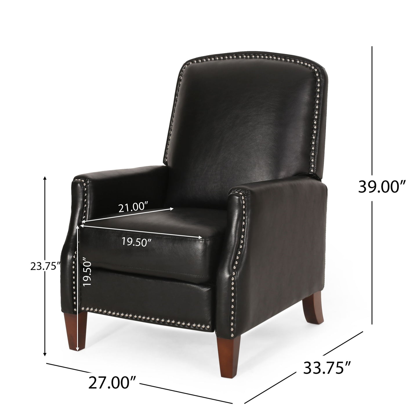Recliner Chair With Rivets