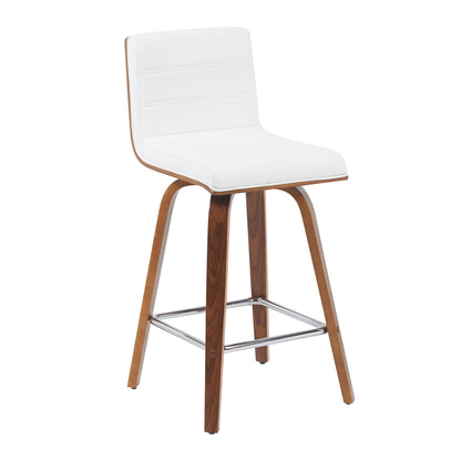 Vienna - Swivel Bar Stool - Walnut Base
