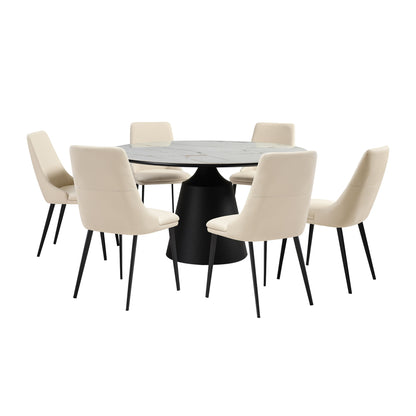 Knox Genesis - Dining Set Stone Top And Chairs