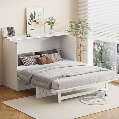 Murphy Bed With Large Drawers And USB Ports