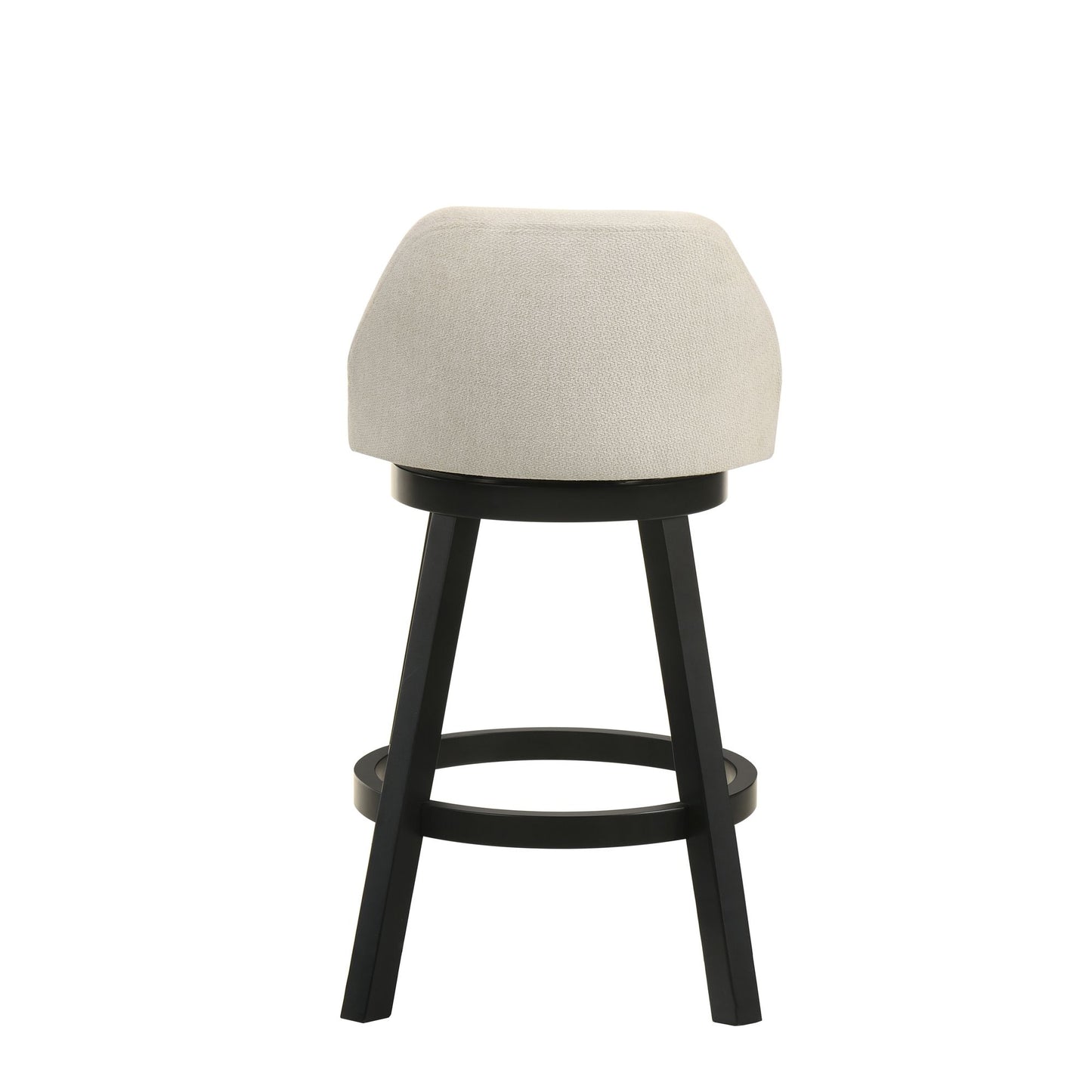 Erika - Modern Transitional Swivel Wood Counter Height Kitchen Bar Stool
