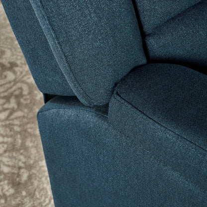 Contemporary Glider Recliner With Swivel Function