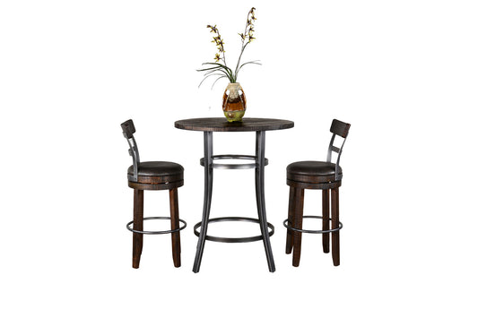 Metal Frame Counter Height Set