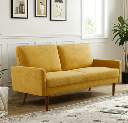 Sofa, European Style With Sleek Design, Modern & Vintage Flair, Upholstered 3 Seater Couch