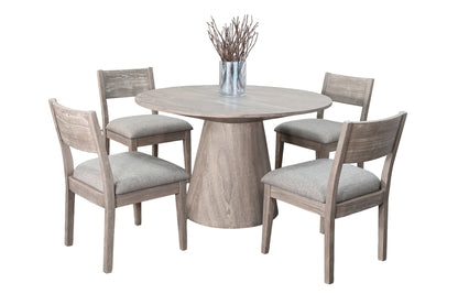 Round 5 Piece Dining Set - Wheat