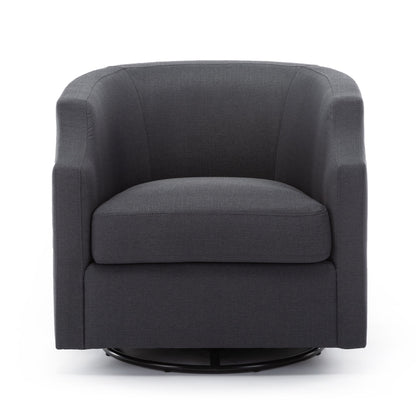 Isabelle - Swivel Glider Barrel Chair