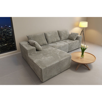 Corner Combination Sofa Sectional Couch With Soft Fabric