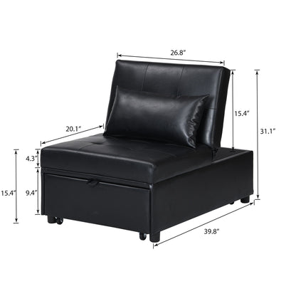 Versatile Folding Ottoman Sofa Bed Multifunctional Space Saver