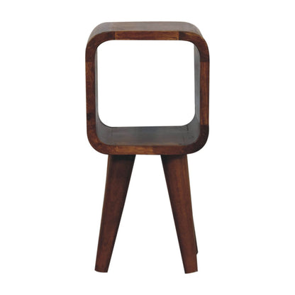 Minimalist Open Curved Nightstand
