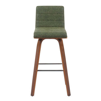 Vienna - Swivel Bar Stool - Walnut Base