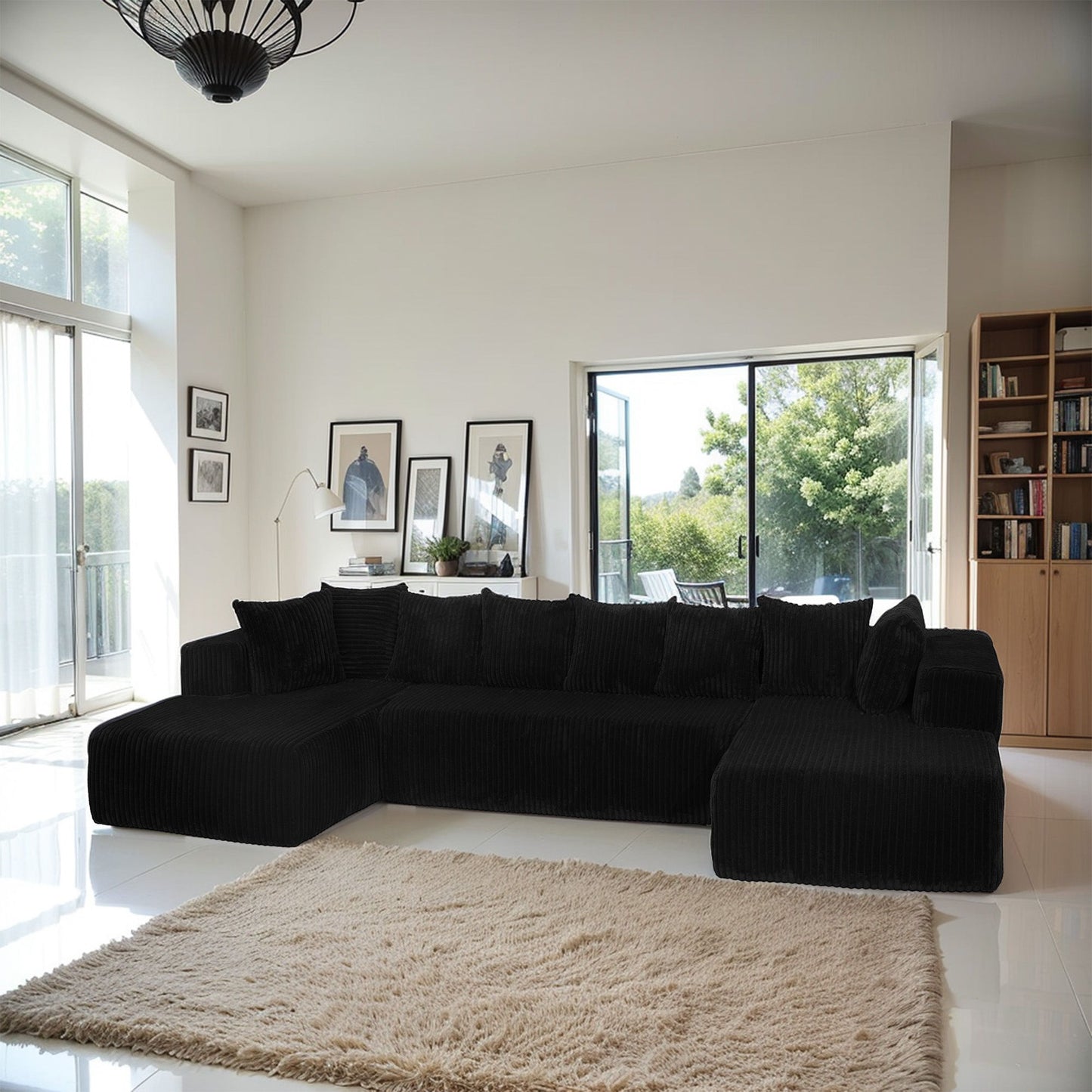 Modular U Shaped Sectional Sofa