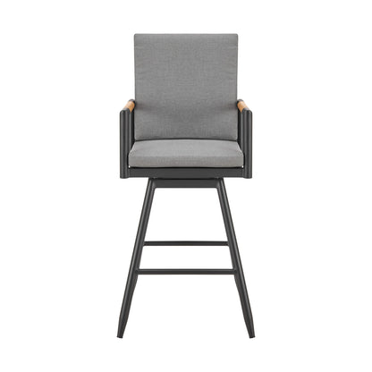 Crown - Outdoor Patio Swivel Bar Stool