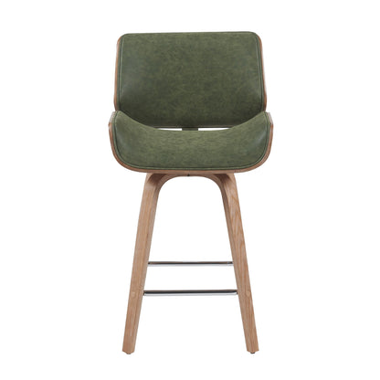 Tyler - Swivel Bar Stool - Light Brown