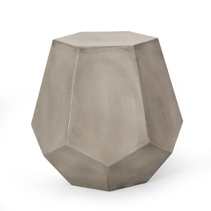 Outdoor Calgary Side Table - Light Gray