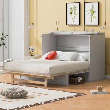 Murphy Bed With Large Drawers And Stylish Design