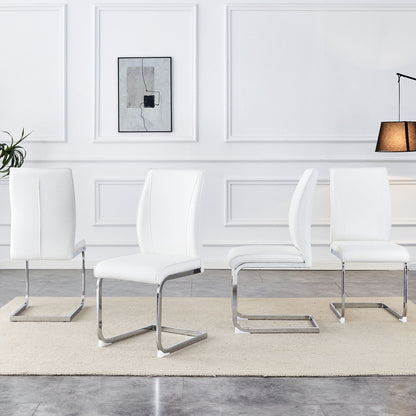 Luxury Simple Arch Chair, High Resilience With Metal Legs