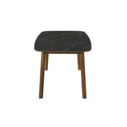 Emorie - 7-Piece Wood Dining Set - Walnut