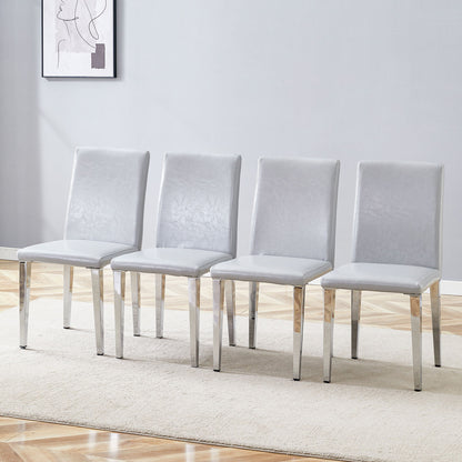 Simple And Versatile Dining Chairs With Metal Legs