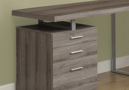 Computer Desk Left Right Set-Up Storage Drawers For Home Office
