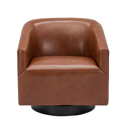 Garland - Swivel Chair With Upholstery - Caramel