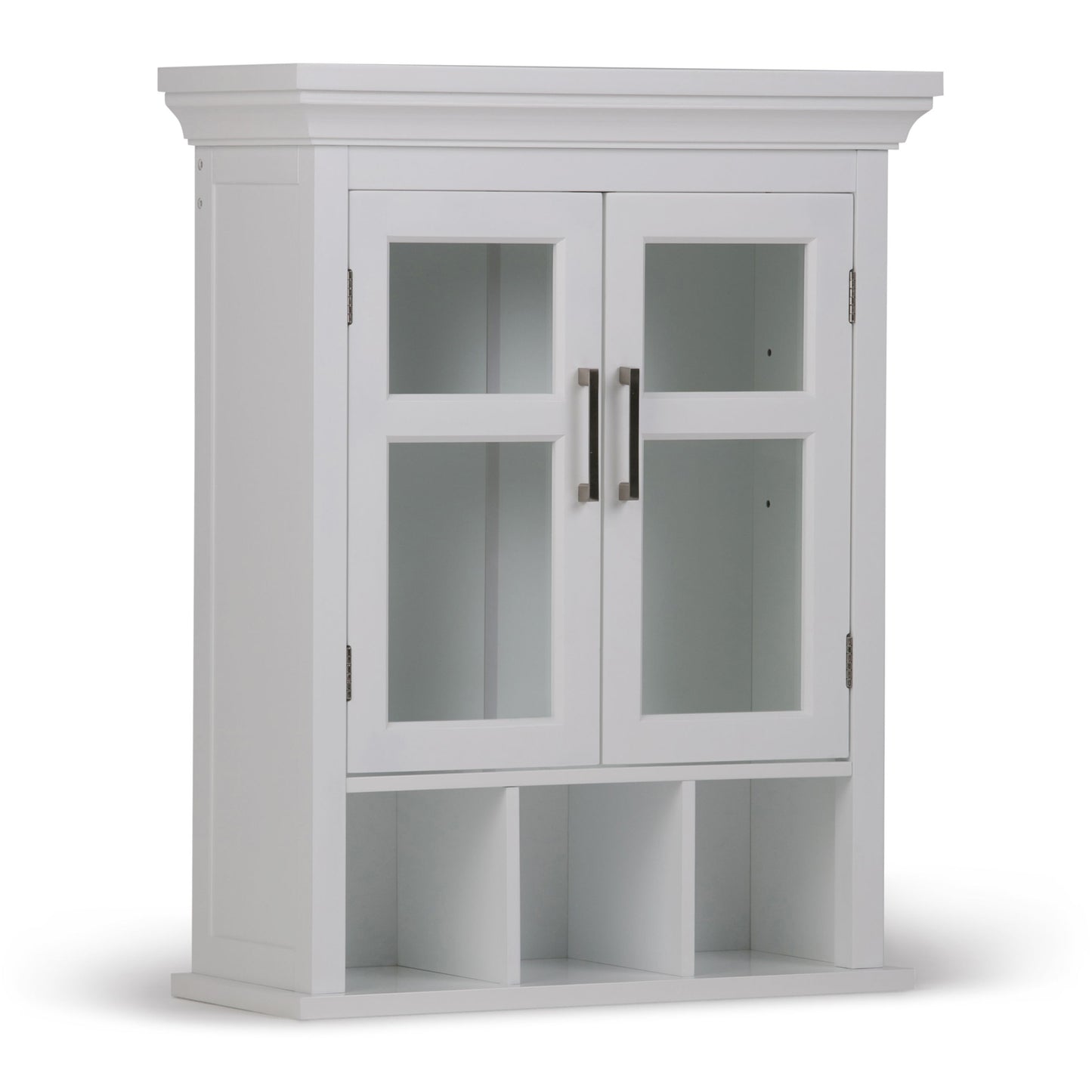 Avington - 2 Door Wall Cabinet With Cubbies - Pure White