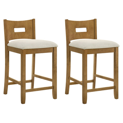 Ren - 26" Counter Height Rubberwood Barstool (Set of 2)