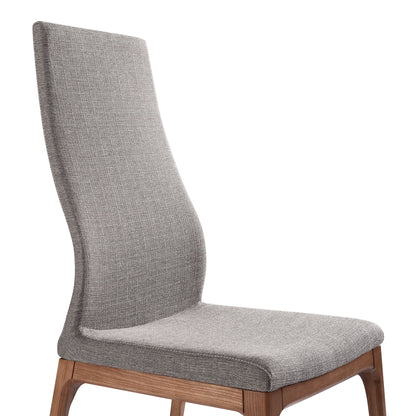 Parker - Dining Chair (Set of 2) - Walnut / Gray