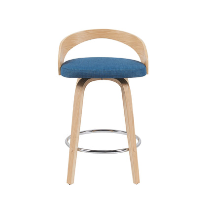Sonia - Swivel Bar Height Stool - Brown