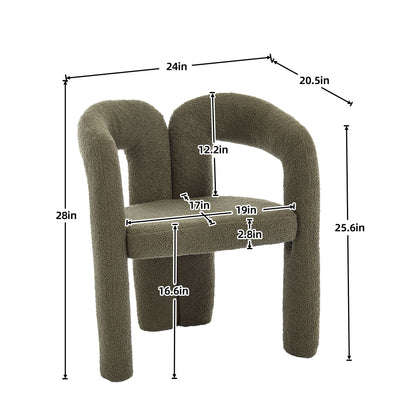 Coolmore Contemporary Designed Accent / Dining Chair With Armrests