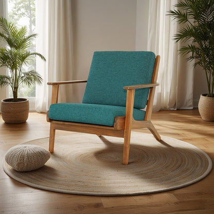 Connor - Modern Genuine Leather Lounge Chair