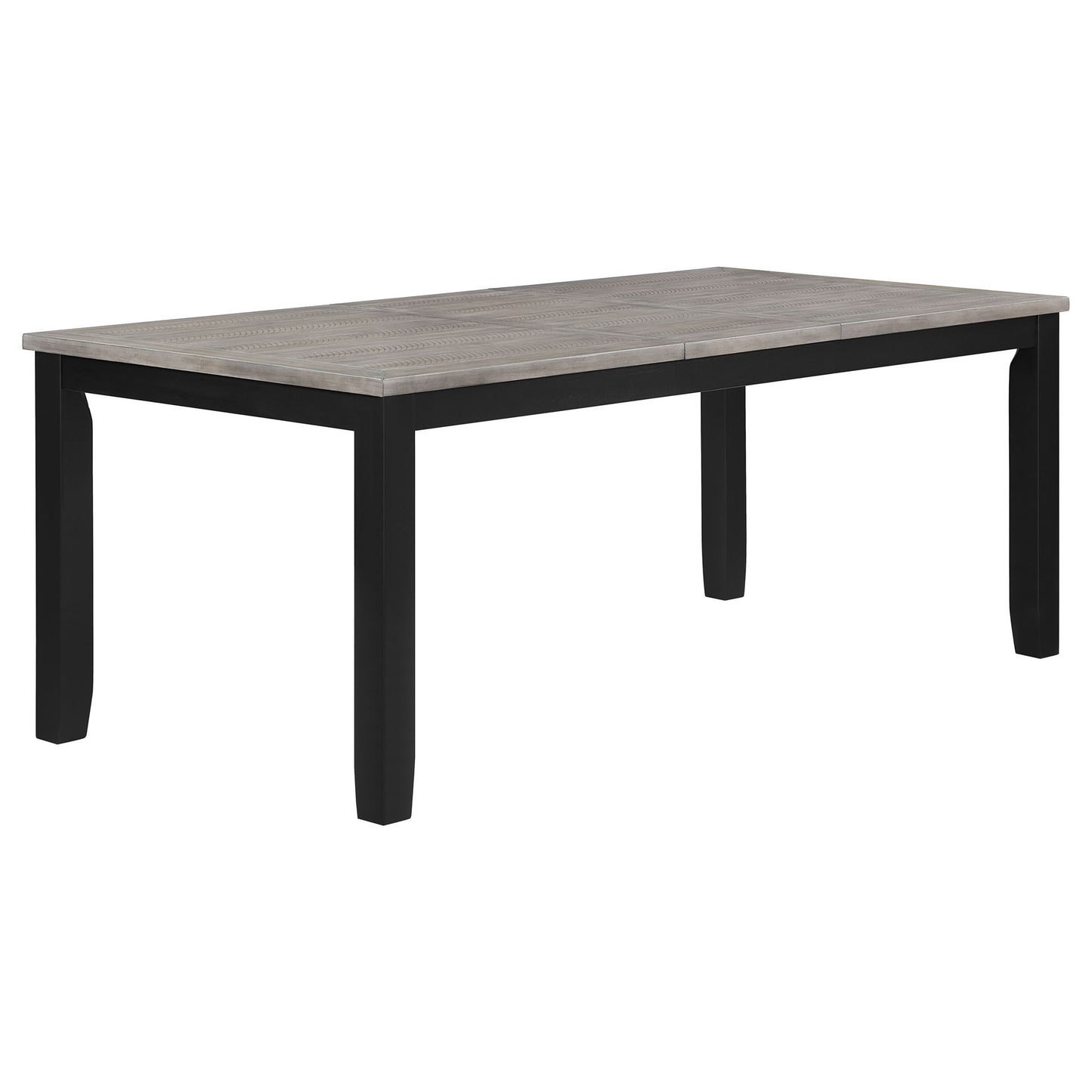 Centera - Rectangular Dining Table With Extension Leaf - Gray