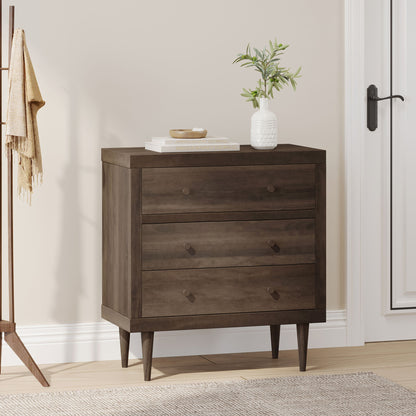 Nystrom - Mid Century Modern 3 Drawer Chest
