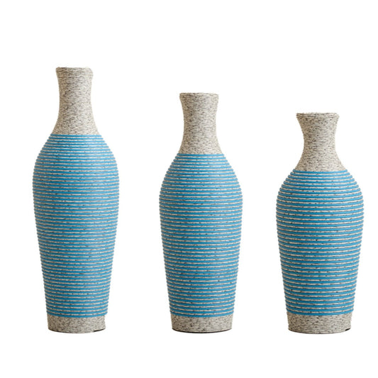 Classic And Neat Floor Vase, High Independent Flower Stand (Set of 3)