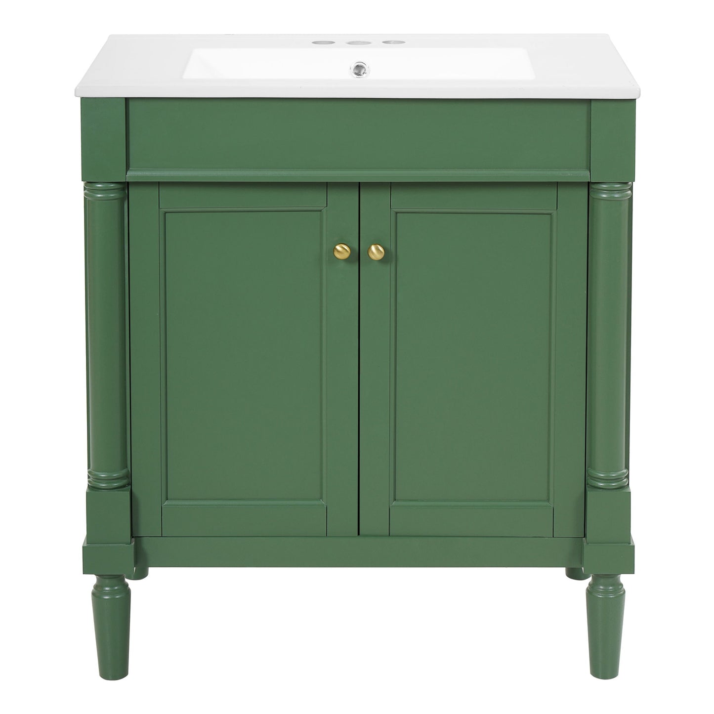 Bathroom Vanity Cabinet With Sink, Soft Close Doors, Storage Cabinet