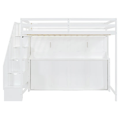 Murphy Bed With Smart Hydraulic System And Desk Design