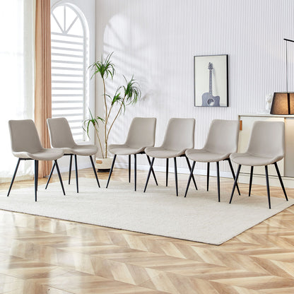 Modern Medieval Style Restaurant Cushioned Chairs With Suede Backrests